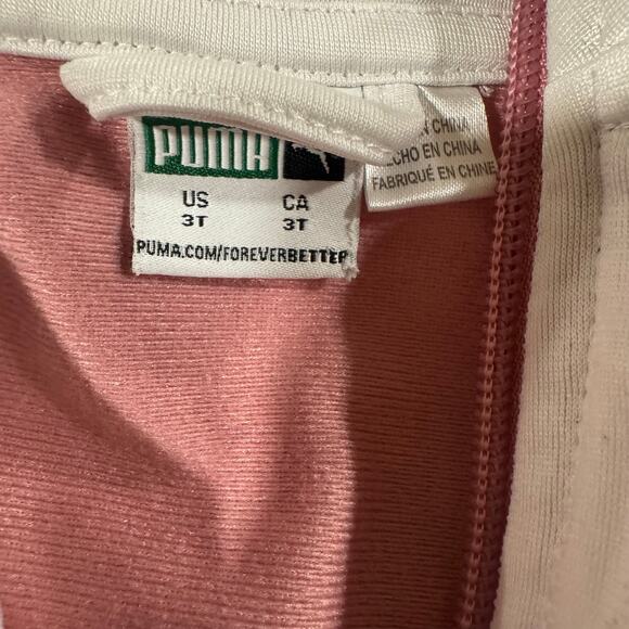 Puma Toddler 3T Zip Up Pink Jacket - Picture 3 of 6